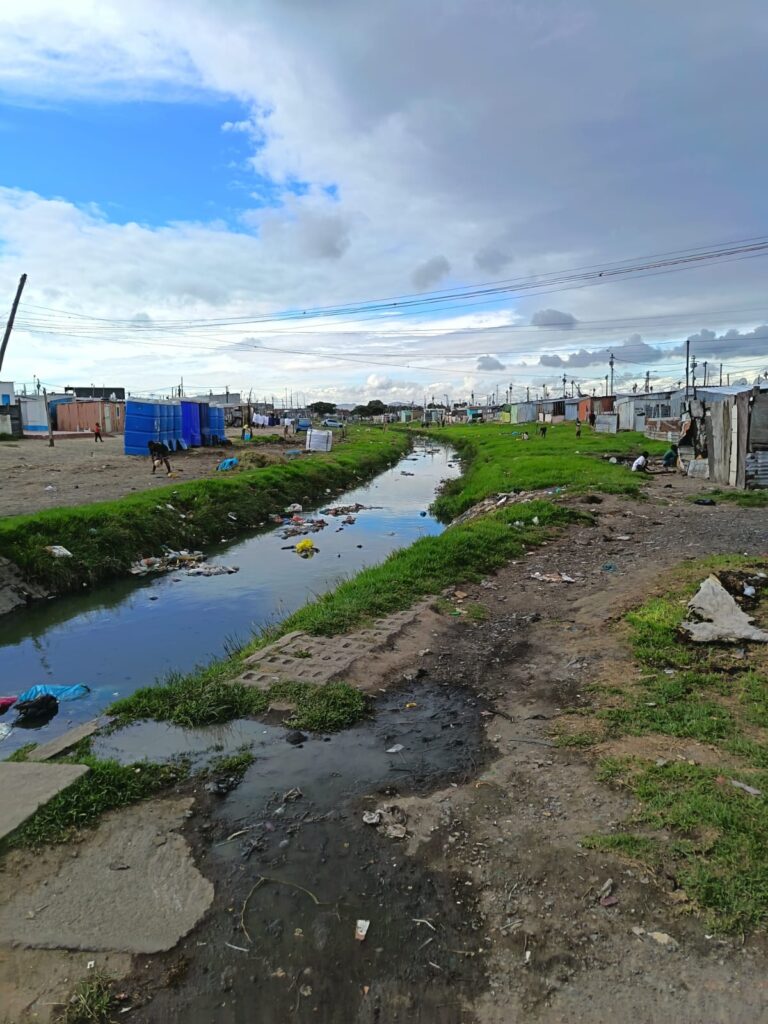 Informal settlements in Cape Town showing housing inequality in South Africa